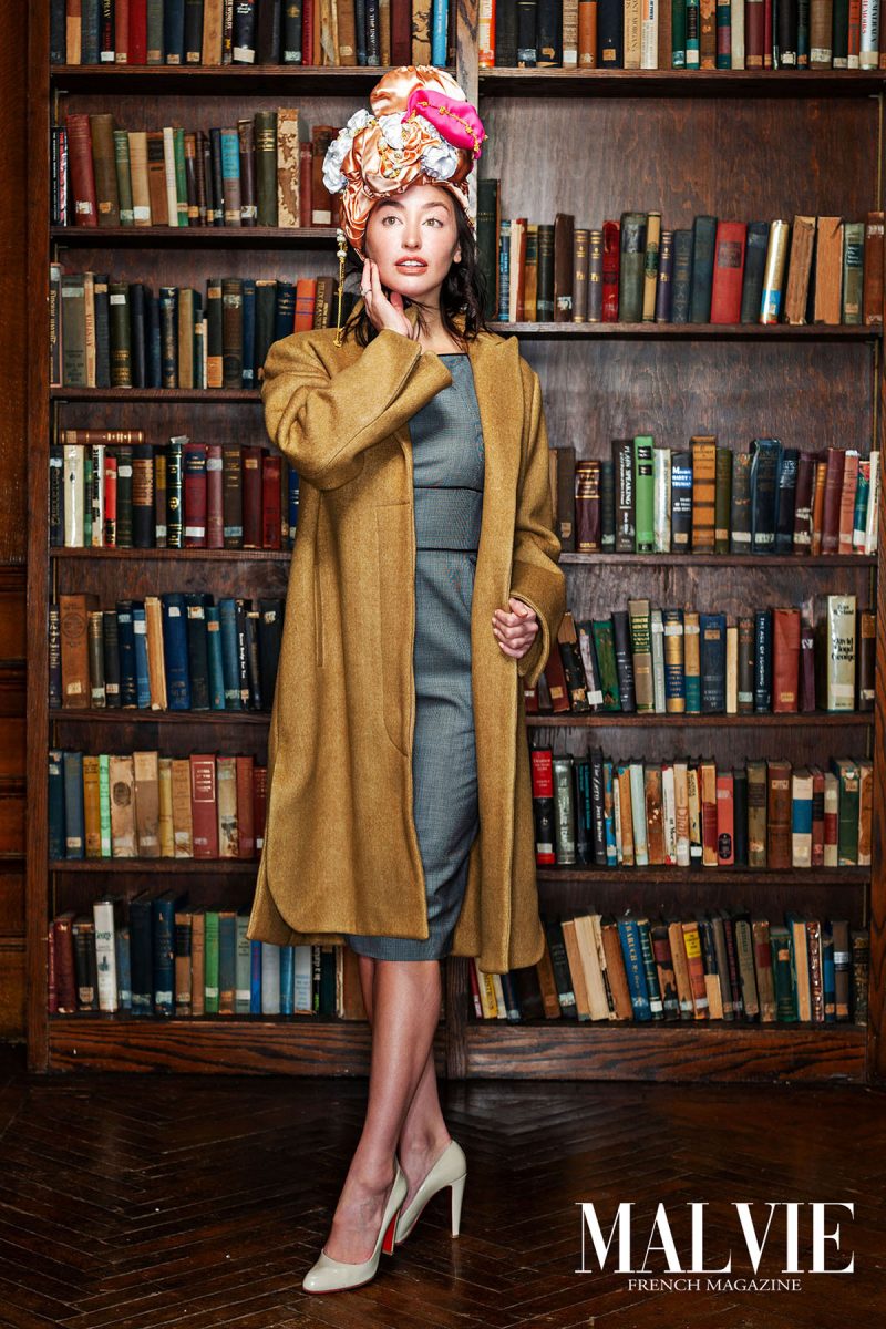 Performer Ashley Matthews wearing Valerian Hughes