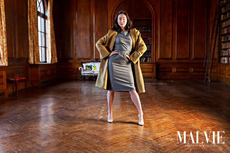 Performer Ashley Matthews wearing Valerian Hughes