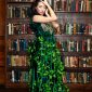 Performer Ashley Matthews wearing Earth Velvet dress by Nazarene Amictus